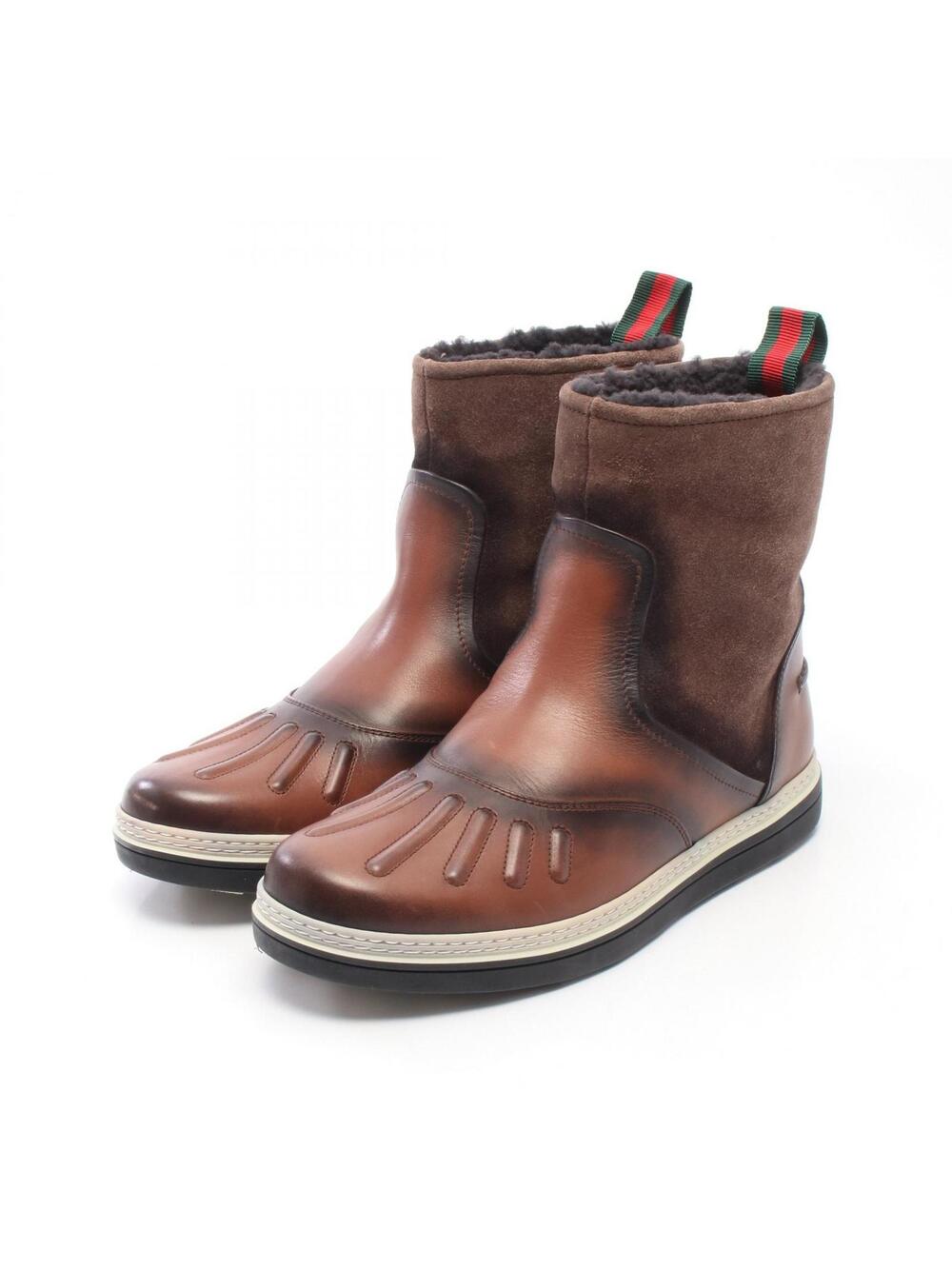 Gucci Short Ankle Boots Shoes Flat #377037G36B